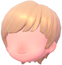 Slightly-Parted Short Hair