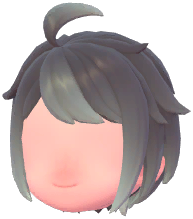 Layered Bob w/ Ahoge