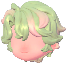 Floral Short Wavy Hair