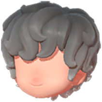 Short Natural Curls (Gradient)