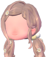 Floral Low Twin Tails