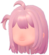Shoulder Hair w/ Ahoge