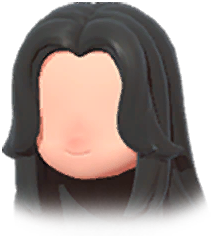 Middle-Parted Long Hair